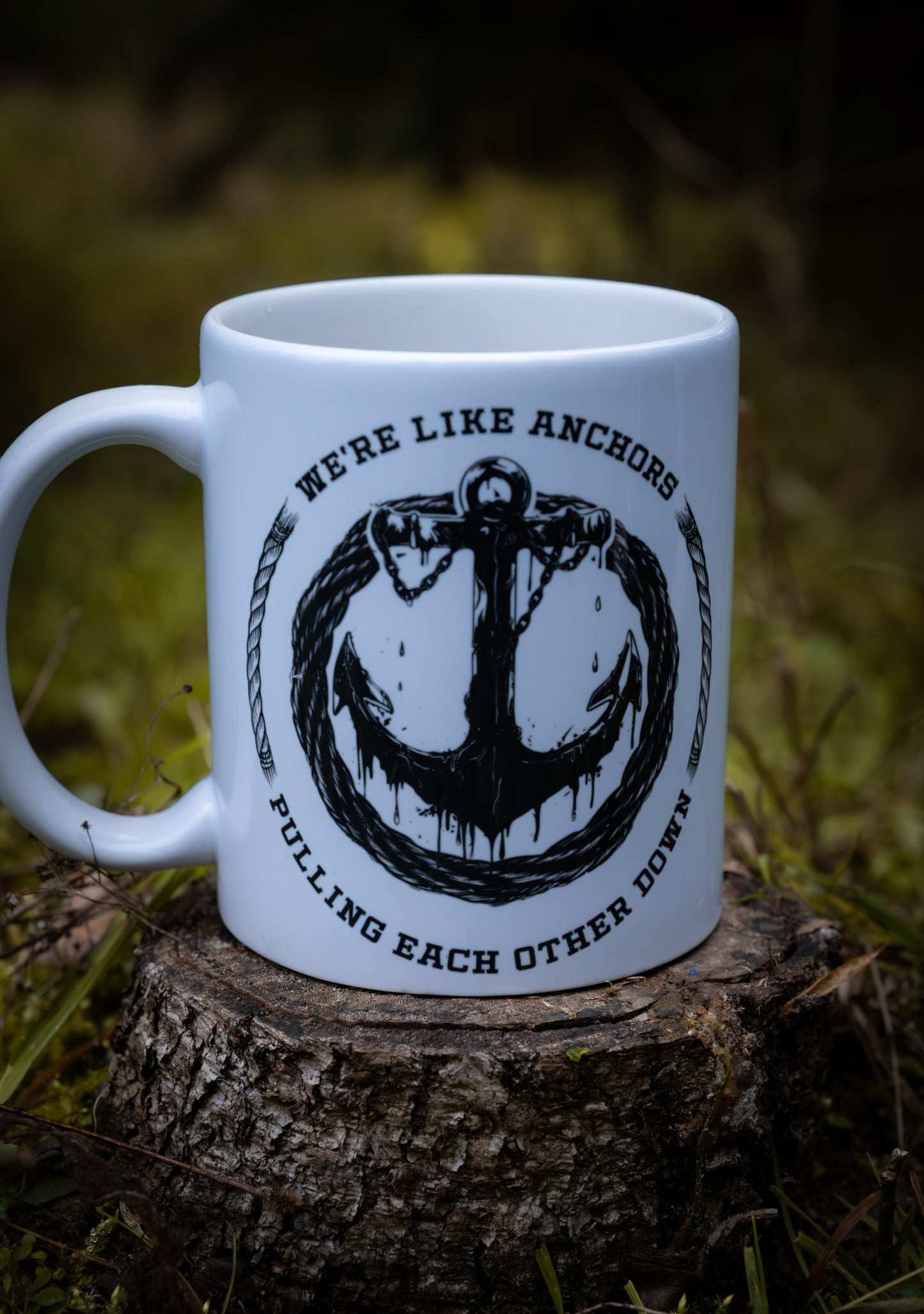 Mug "We Are Like Anchors"